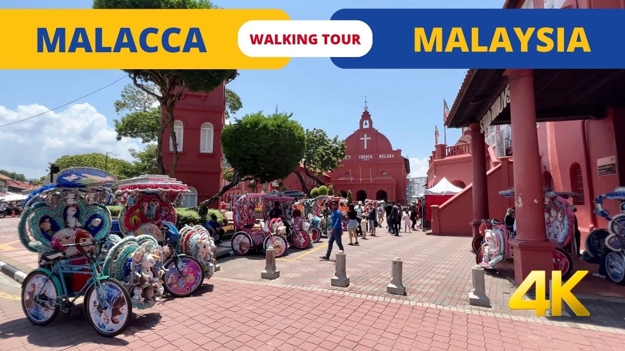 Walking In Malacca Malaysia рџ ірџ ѕ City Tour 4k Youtube