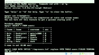MySQL - Importing Data From CSV - BASH - Linux