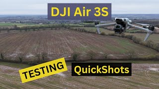 DJI Air 3S Testing QuickShots and Other Drone Moves | Beginner Flight