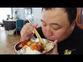 10斤五花肉，阿强做“烧茄子”，外焦里嫩，大口拌饭吃过瘾｜mukbang｜吃肉表演【cram阿强】