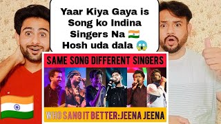 Jeena Jeena Song Sung By Different Indian Singers | Same Song Different Singers | Arjit,Atif,Jubin |