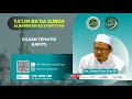 Ustadz Ahmad Fauzi Faza, SH  | Kajian Subuh (21112024)