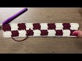 crochet checkered tote bag tutorial in depth