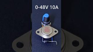 Adjustable Voltage Regulator Using 2N3055 | 0-48V 15A