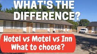 What's the difference?Hotel vs Motel vs Inn? Explained in simple English, Choose your place of stay!