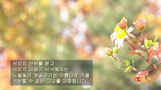 박남숙 / 가을을 마중합니다 / 시낭송 / 박남숙 (낭송시 선정)