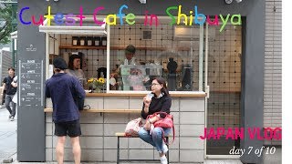 Cute Tiny Corner Cafe in Shibuya | Shake Shack \u0026 UOBEI | Japan Vlog Day 7