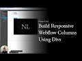 Responsive Columns Mastery: The Divs Approach in Webflow