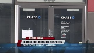 Two masked suspects rob local bank on Tuesday