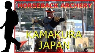 33. HORSEBACK ARCHERY, KAMAKURA, JAPAN; 流鏑馬, 鎌倉, 由比ガ浜海岸