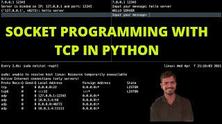 TCP Socket Programming in Python |. Computer Networking Tutorial | DevOps/SRE Interview Questions
