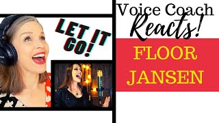 Let It Go - Frozen (cover by Floor Jansen)| VOCAL COACH REACTS