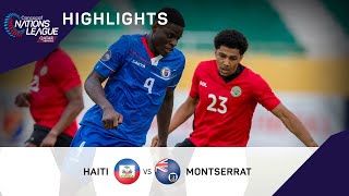 Concacaf Nations League 2022 Highlights | Haiti vs Montserrat