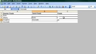 How to Make a Bracket on Microsoft Excel : Microsoft Office Software