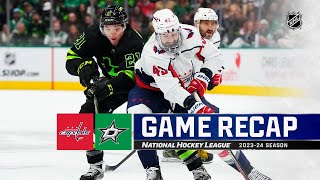 Capitals @ Stars 1/27 | NHL Highlights 2024