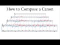 How to Compose a Canon || Imitative Counterpoint 1