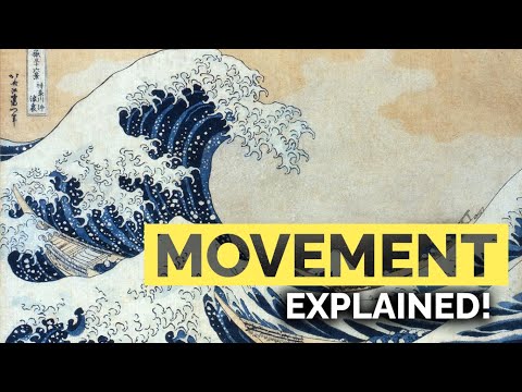 How do you talk about movement in art?