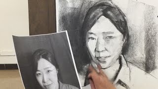 Portrait #10 - How to draw a portrait from a photo