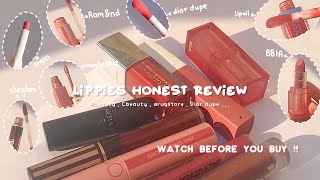 rating all my lippies (watch BEFORE you buy!) REVIEW ♡ are they WORTH IT?