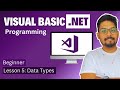 VB.NET - Data Types | VB.net Basics from Scratch | VB.NET Tutorial for Beginners