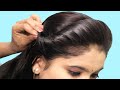 Quick and easy college/party hairstyle | Front hairstyle | Easy party hairstyle | hair style girls