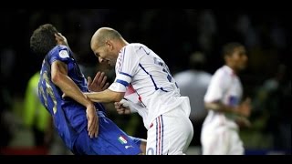 বিশ্বকাপ ফুটবলের ফাইনাল জিদানের লাল কার্ড (Zinedine Zidane)