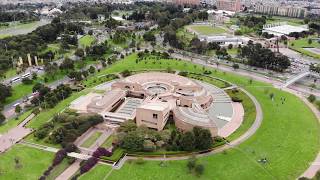 Virgilio Barco Library Bogotá | Rogelio Salmona - Drone