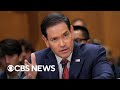 Rubio has combative moments about Iran war in congressional hearings