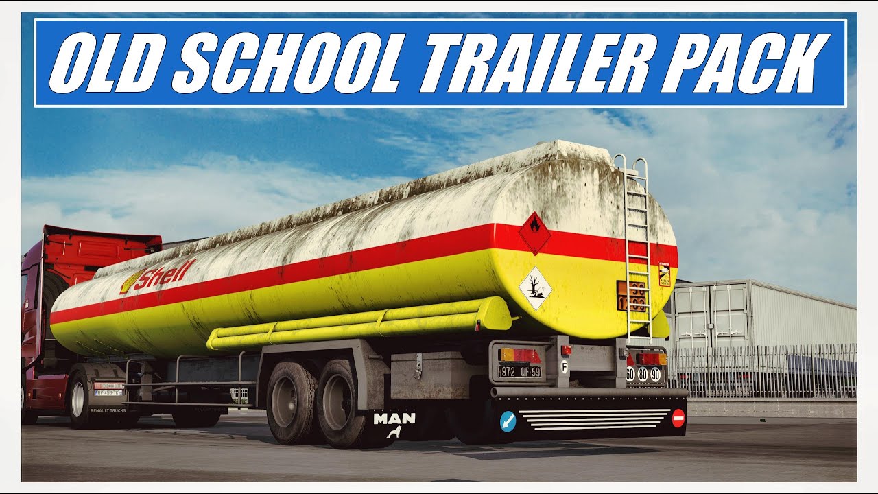 [ ETS 2 1.46 ] OLDSCHOOL TRAILER PACK BY TRUCK ACCESS SIMULATOR - YouTube