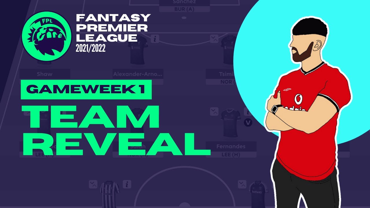 MY FINAL GAMEWEEK 1 TEAM REVEAL FPL | FPL ÉIRE | Fantasy Premier League ...