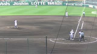 同点のランナー置いて竹下くんの同点タイムリー 【93回選抜甲子園 明豊高校  対 東播磨高2021年3月22日】