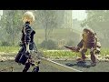 NieR: Automata Engine Blade Gameplay (Final Fantasy XV Noctis Weapon)