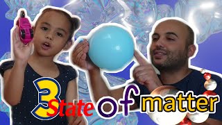 3 States of Matter Science DIY Educational For Kids  Solid Liquid Gas