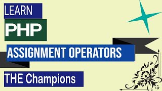 PHP Assignment Operators Tutorial in Hindi / Urdu