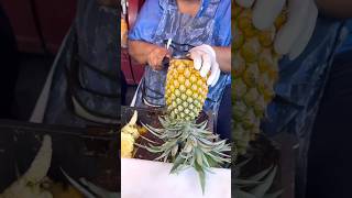 Sweet Honey Pineapple Cutting Skill in Thailand - Fruits Cutting Skill