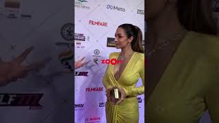 Malaika Arora looks HOT in yellow bodycon outfit at 67th Filmfare Awards #shorts #malaikaarora