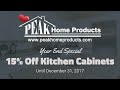 peak home products december 2017 15% off