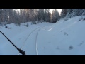 inlandsbanan from Östersund to mora january 2017