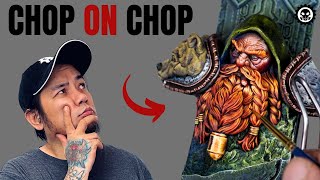 Slapchop on #Slapchop 🎨 Miniature Speed Painting a BUST