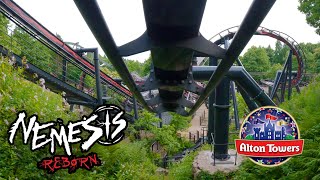 Nemesis Reborn Front Row POV Alton Towers New for 2024 Revitalized Inverted Coaster