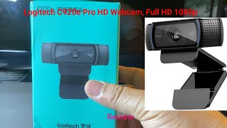 Logitech C920e HD Webcam, Full HD 1080p