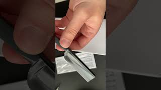 Böker Manufaktur Solingen Black Amboina straight razor quick check after unboxing