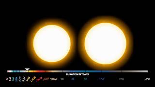 Star Evolution Sizes in Stellar Metamorphosis