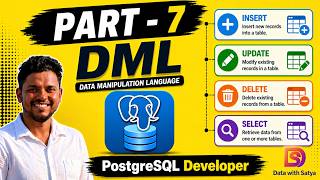 PostgreSQL DML Commands Explained 🔥 | INSERT, UPDATE, DELETE (Real Examples + Interview Questions)
