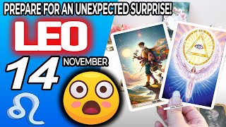 Leo ♌️😲PREPARE FOR AN UNEXPECTED SURPRISE❗🎁 horoscope for today NOVEMBER 14 2024 ♌️ #leo tarot