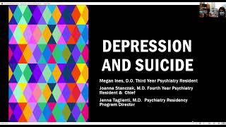 HealthyU webinar series - Focusing on mental health: Depression and suicide prevention