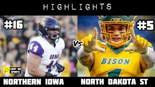 #16 Northern Iowa Vs #5 North Dakota State Full-Game Highlights| 2021 FCS Week 6