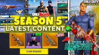 SEASON 5 | Armory Series | Battle Pass | Double CP | Events & FREE Rewards | COD Mobile | CODM Leaks