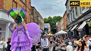 London Walking Tour 2022 | Marylebone Summer Festival 2022 [4K HDR]