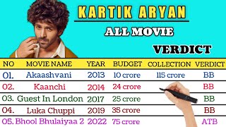 Kartik Aryan All Movie Verdict 2022 || Kartik Aryan All Movie Hit Or Flop List In Details
